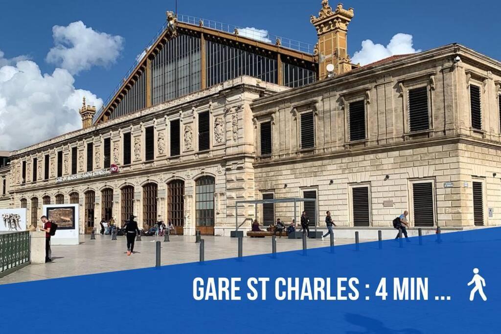 Le St-Charles#Wifi#Tgv Apartment Marseille Ngoại thất bức ảnh